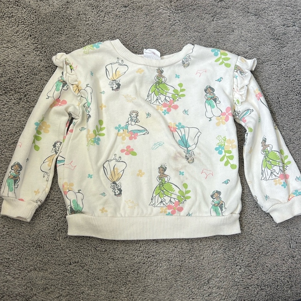disney princess sweater toddler size 4t